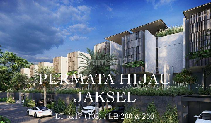 Rumah Cluster Cantik di Permata Hijau Jaksel Ready 1 Unit  2