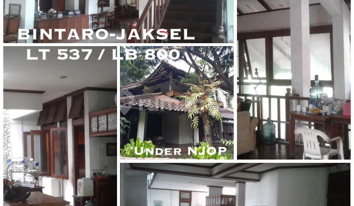 Jual Rumah Bintaro JAKSEL under NJOP 1