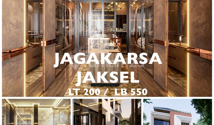 Rumah 4 Lantai Baru SHM di Jagakarsa , Jakarta Selatan