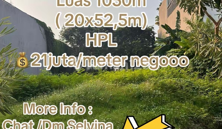 For Sale Kavling Pantai Mutiara Luas 1050m