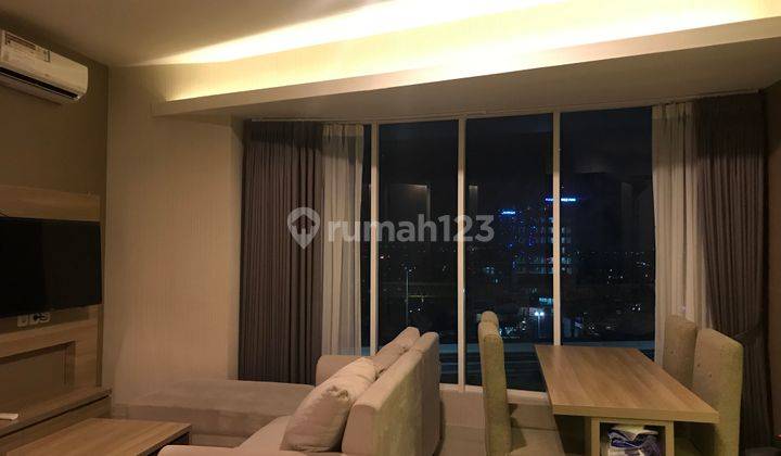 Apartement 2 BR Doble View Hook Furnished Bagus di Grand Kamala  1