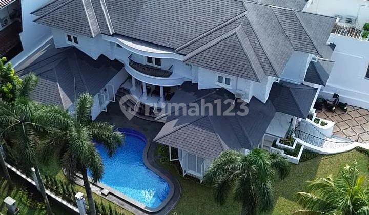FOR SALE NEW HOUSE PONDOK INDAH AMERICAN CLASSIC DESIGN ONE GATE SOUTH JAKARTA