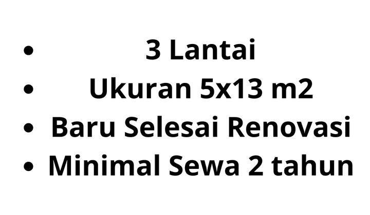 Ruko Jalan Kendal, Menteng sh  1