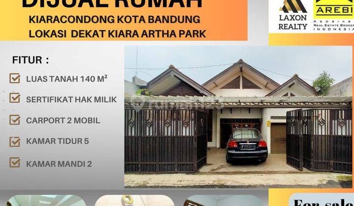 Rumah Bagus siap Huni deket Kiara Artha Park Antapani Bandung 1