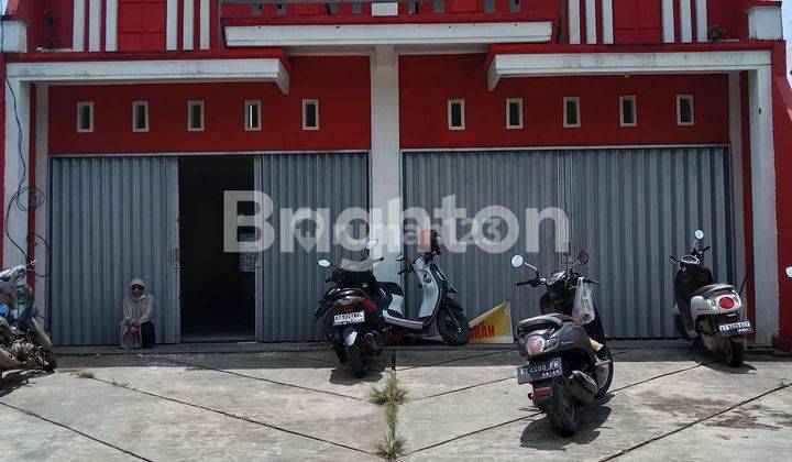 Ruko 2 pintu pinggir jalan raya padat penduduk 1