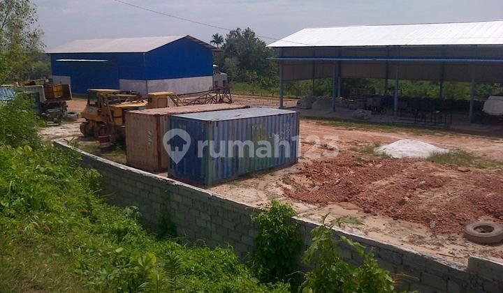 2 Hectares of Land + Container Access Workshop Near Balikpapan Toll Gate
