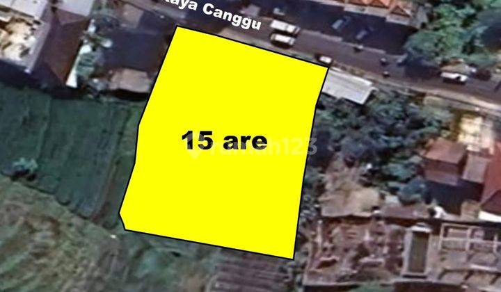 Land for rent on Jl. Raya Canggu, Pererenan 1