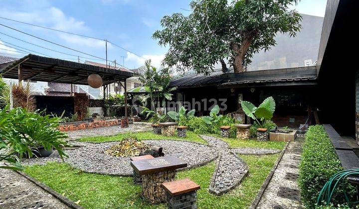 Rumah Nyaman Taman Luas. Cocok Untuk Tinggal, Cafe, Silent Office 2