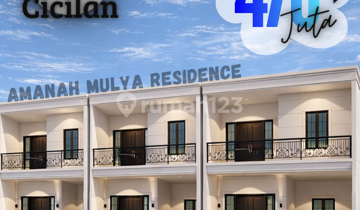 Tahun Baru Punya Rumah Cluster 2Lt KPR Dekat Stasiun dan Alun"