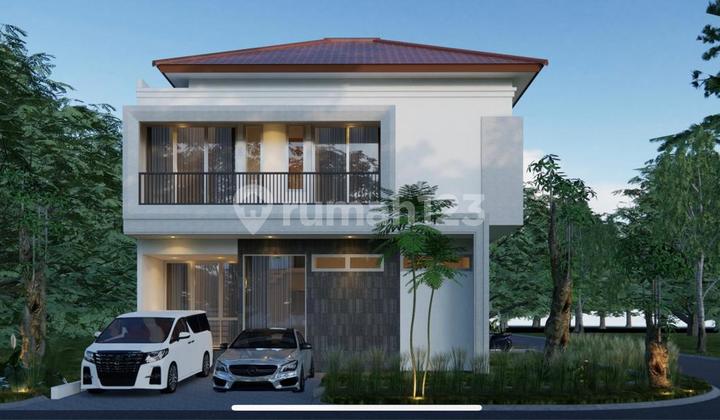 DIJUAL BRAND NEW Rumah Modern Tropical di Cluster Foresta BSD