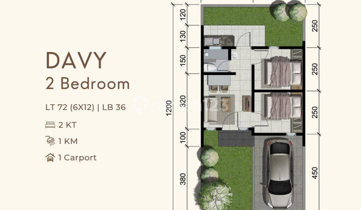 Skyville Residence Harga 400 Jutaan Waru, Sidoarjo 2