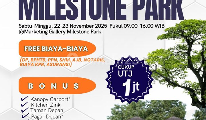 Milestone Park Rumah Murah Fasilitas Lengkap Sidoarjo 2