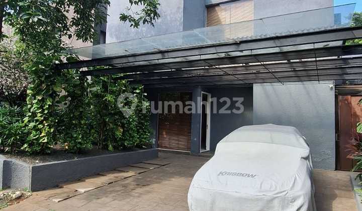 Rumah Modern Minimalis Dalam Cluster Ozone Residence Di Pesanggrahan Jakse 1