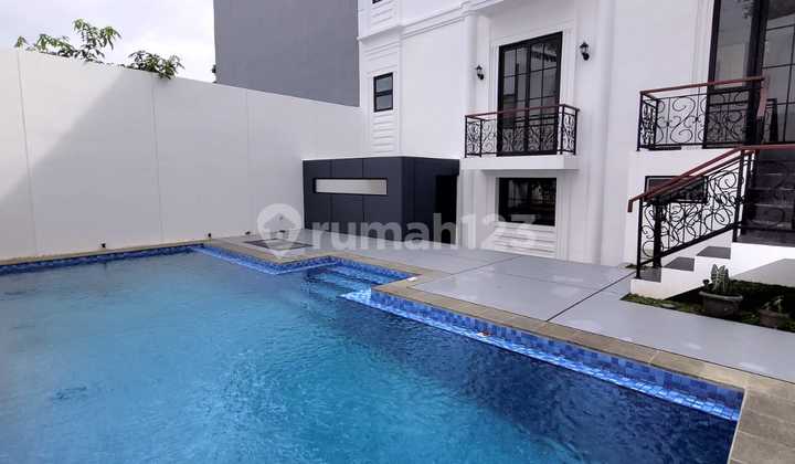 House, Brand New American Classic with Swimming Pool in Kebayoran Bintaro Cluster, Sector 7 House, Brand New American Classic with Swimming Pool in Kebayoran Bintaro Cluster, Sector 7