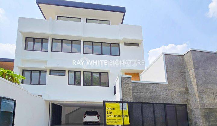 Dijual Rumah Baru Industrial Modern 3 Lantai Di Jl Bungur Kemang  1