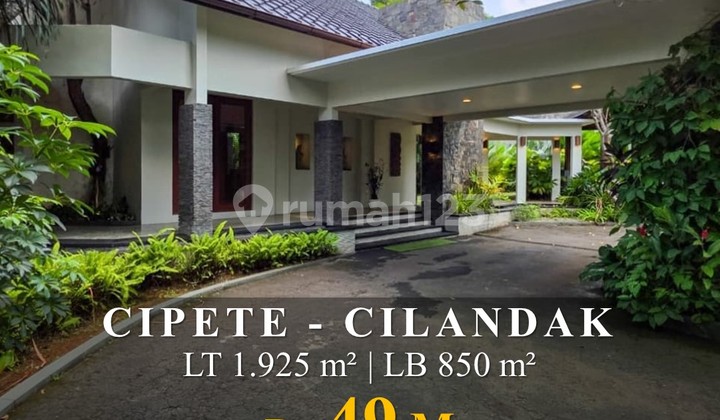 Rumah Bernuansa Resort Di Cipete Dijual Dekat Mrt 