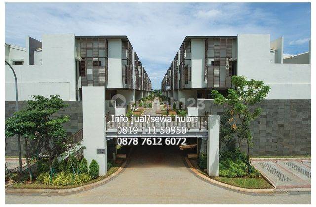 Dijual Cepat...rumah 3 Lantai..2+1 Kt..lt lb 60 120 m² Dkt Prasetiyamulya di Greenwich Whelford Bsd 1