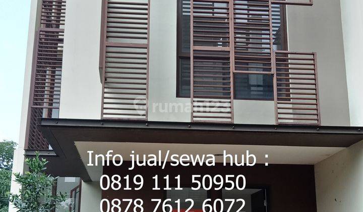 Dijual Cepat...rumah 3 Lantai..2+1 Kt..lt lb 60 120 m² Dkt Prasetiyamulya di Greenwich Whelford Bsd 2