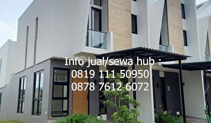 Dijual Rumah Mungil Bsdcity Cluster Provence Suite Lt lb 85 67 M² Dekat German School Bsd 1