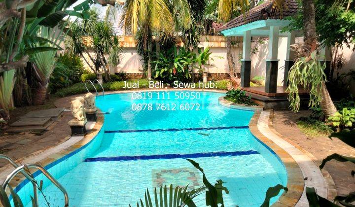 Disewa Rumah Private Swimming Pool 3+1 Kt Lt Lb 420 250 M² di Taman Giriloka Bsd Tangerang 1