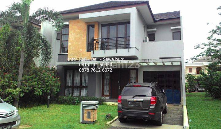 Disewa Rumah Semifurnish 4+1 Kt Lt Lb 300 255 m² Dekat Univ Prasetiya Mulya di Greencove Bsd 1