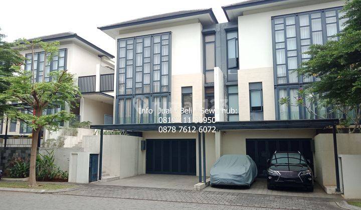 Disewa Rumah Fullfurnish 4+1 Kt Lt Lb 220 285 M² di Cluster Lancewood Nava Park Bsdcity Tangerang 1