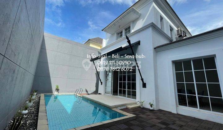 Disewa Rumah Dgn Swimming Pool 4+1 Kt Lt Lb 300 260 m² di Cluster De Maja Depark Bsd Tangerang 1