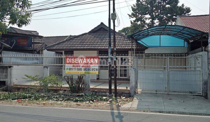 Disewa Rumah Pinggir Jalan...cocok Usaha Travel Kantor, Dekat Stasiun Rawa Buntu di Griya Loka Bsd 1