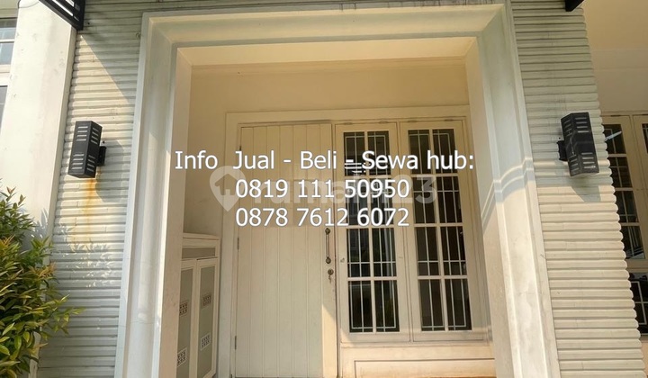 Disewa Rumah Bsd Semifurnish...3+1 Kt...lt lb 162 153 M²...siap Huni Dekat German Int School   2