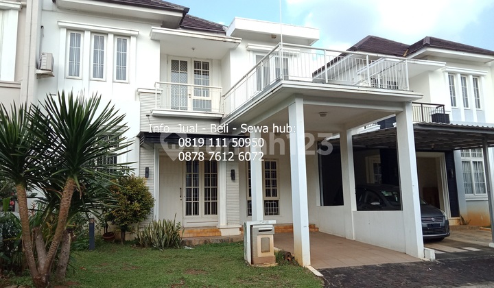 Fully Furnished BSD House...3+1 Bedrooms...Land Area 162, Building Area 153 m²...Move-in Ready, Near German International School