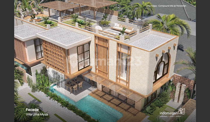 Menakjubkan 2BR Villa Pererenan, Badung Um4My54 Menakjubkan 2BR Villa Pererenan, Badung Um4My54