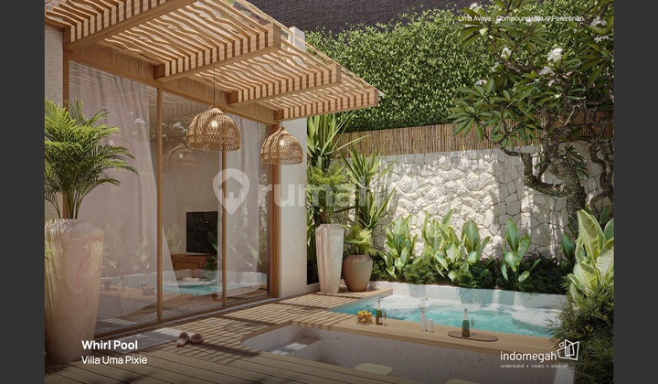 Baru dibangun Vila 2BR Pererenan, Badung um4p1x13 Baru dibangun Vila 2BR Pererenan, Badung um4p1x13