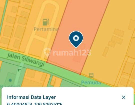 Dijual Kavling Jalan Siliwangi Pancoran Mas Depok 2