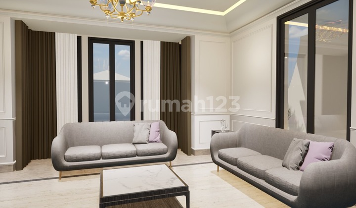 Rumah Dijual Brand New American Classic di Area Cipete 2