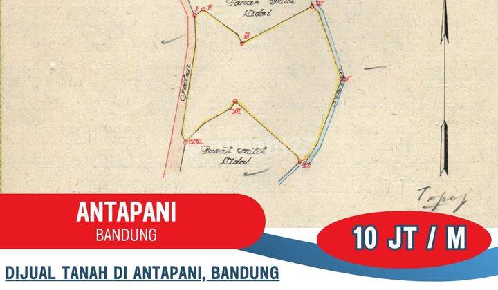 Tanah Siap Bangun Lokasi Stratefis di Antapani Bandung 2