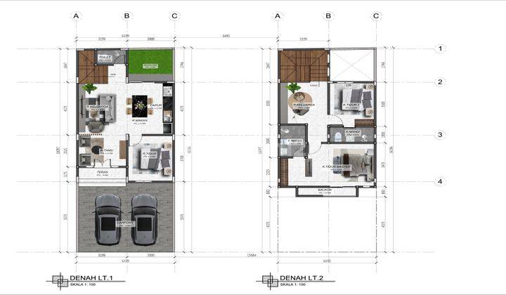 Rumah Modern Minimalis Daerah Teuku Umar Denpasar 2