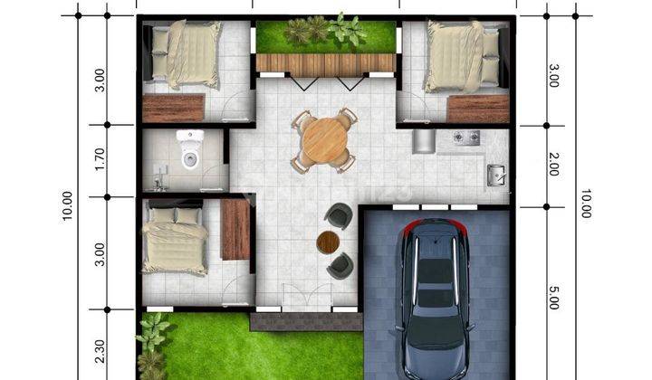 Rumah Modern Minimalis Murah Di Daerah Mengwi Badung 2