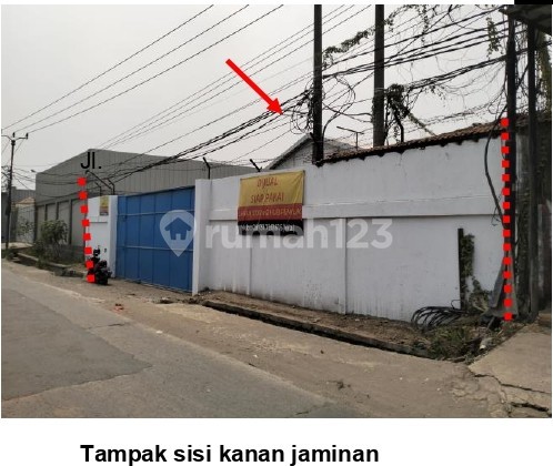 Dijual Gudang Murah di Jl Dadap Kosambi Tangerang