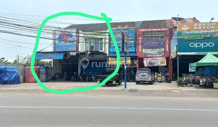 Disewakan Ruko Gandeng 2 Lt Strategis Pinggir Jalan Hasyim Ashari 1