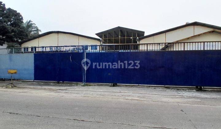 Gudang Seluas 10 Ribu M2 Dgn Parkir Luas Dekat Tol 1