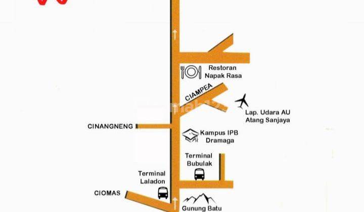 Tanah Dekat Wisata Di Taman Firdaus Cibungbulang Kel Sukamaju 2