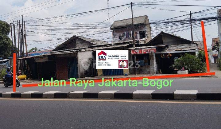 Tanah Cibinong jalan Raya Bogor 553 m2 1