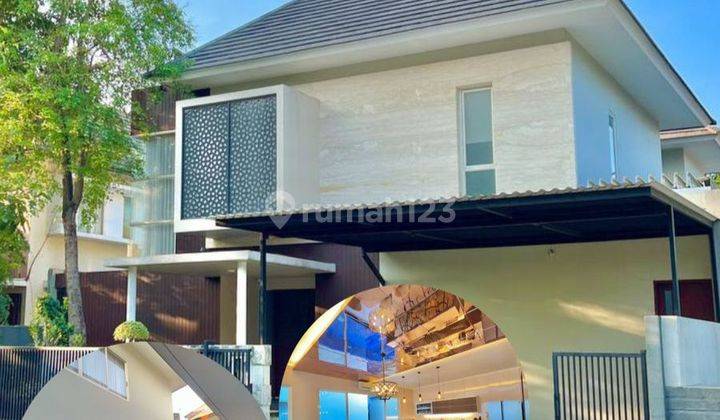 Jual Murah Rumah Mewah Furnish Ada Swimpool Graha Natura Surabaya 1