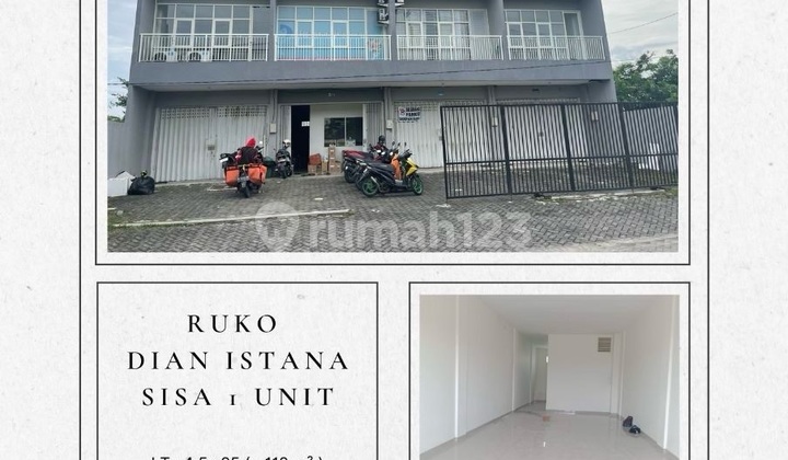 Dian Istana Jual Ruko Siap Pakai Strategis Di Jalan Utama Perumahan