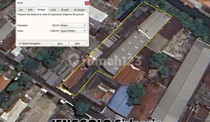 Jenggolo Sidoarjo Jual Gudang Murah Strategis Komersil Area
