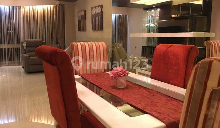 Disewakan Taman Anggrek Condo 2Kt Renov Lowfloor Furnish Rapi
