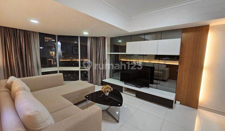 Disewakan apt taman anggrek 2kt renov high floor furnish siaphun 1