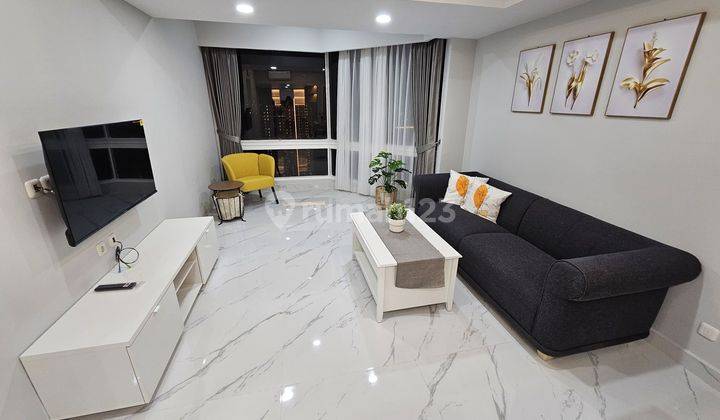 Disewakan apt Taman Anggrek 2 kt 88m2 renov baru furnish bagus  2