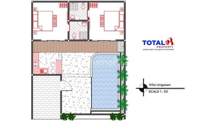 Villa Konsep Modern Minimalis Di Goa Gong Jimbaran 2