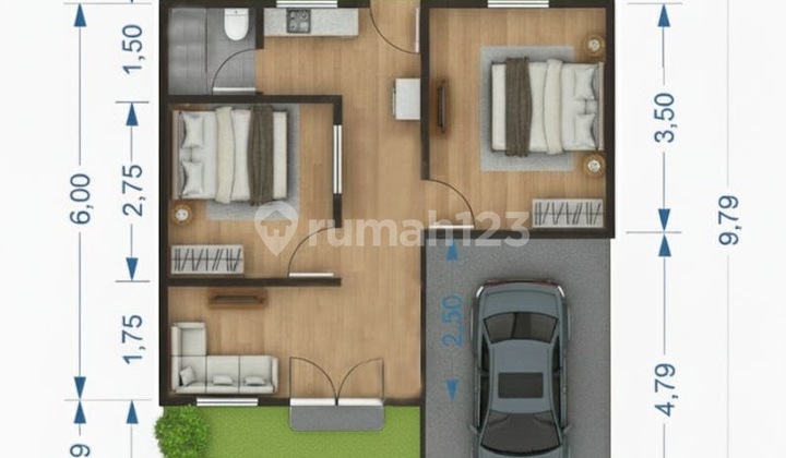 Rumah Konsep Minimalis Di Antasura Peguyangan Denpasar Utara 2